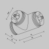 
                    Аксессуар Maytoni Technical CA015TC-B        
    