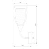 
                    Бра Eurosvet Cosmic 50285/1 золото        
    