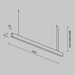 Линейный светильник Maytoni Technical LL312038
