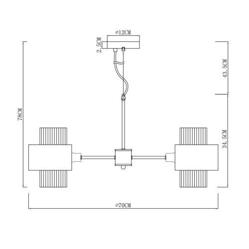 
                    Подвесная люстра Arte Lamp Fantasia A4076LM-5CC        
    