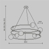 
                    Подвесная люстра Maytoni Balance MOD317PL-06G        
    