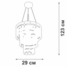 Подвесная люстра Vitaluce V5355-9/4