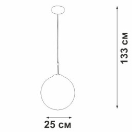 Подвесной светильник Vitaluce V2959-9/1S