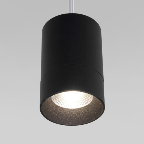 
                    Подвесной светодиодный светильник Eurosvet Piccolo 50248/1 LED черный        
    