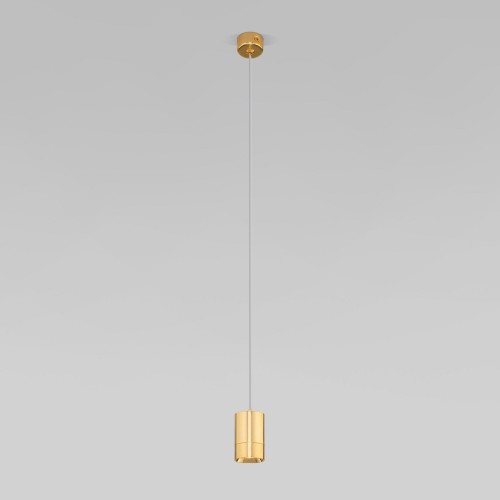 
                    Подвесной светодиодный светильник Eurosvet Piccolo 50248/1 LED золото        
    