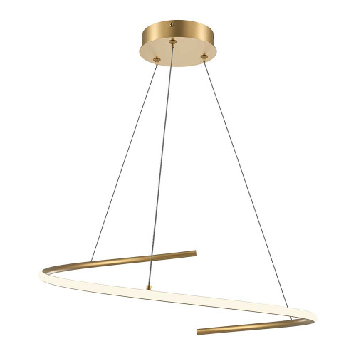 
                    Подвесной светодиодный светильник Maytoni Curve MOD242PL-L33BSK        
    