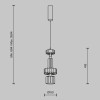
                    Подвесной светодиодный светильник Maytoni Level MOD253PL-L18BS3K2        
    