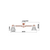 
                    Потолочная люстра Arte Lamp Meleph A4096PL-5BR        
    