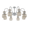 
                                            Потолочная люстра Escada Gloss 1141/8PL Chrome/Beige                    
                