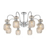 
                                            Потолочная люстра Escada Gloss 1141/8PL Chrome/Beige                    
                