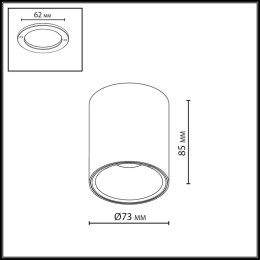 Потолочный светильник Odeon Light HIGHTECH 7139/12CL