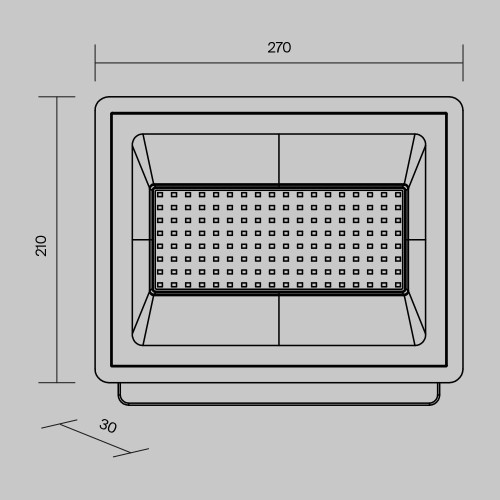 
                    Прожектор светодиодный Maytoni Flood 100W 4000K FL001-L100B4K        
    