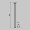 
                    Садово-парковый светильник Maytoni Outdoor Nail O529FL-L30B3K        
    