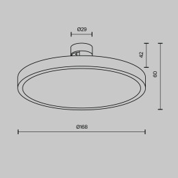 Трековый светильник Maytoni Technical TR153-1-10W4K-PT