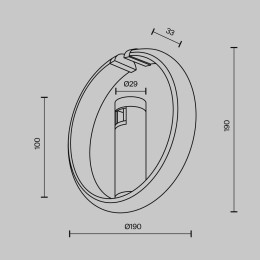 Трековый светильник Maytoni Technical TR230-1-10W3K-BS