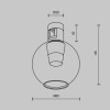 
                    Трековый светодиодный светильник Maytoni Technical Flarity Bubble TR148-1-3W3K-BS        
    