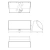 
                                            Уличный нвстенный светодиодный светильник Escada 30002W/01LED WH                    
                