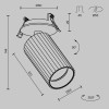 
                    Встраиваемый светильник Maytoni Technical Calipso C110CL-01-GU10-W        
    