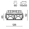 
                    Встраиваемый светильник Maytoni Technical DL043-02-10W4K-D-SQ-W        
    