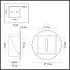 
                    Встраиваемый светодиодный светильник Odeon Light Hightech Escala 7051/3WL        
    