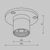 
                    Аксессуар Maytoni Technical CA023BI-B        
    