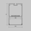 
                    Алюминиевый профиль накладной-подвесной 50х70 (Черный, 2 м), ALM-5070-B-2M Maytoni Led Strip 633017        
    