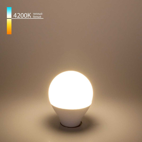 
                    Лампа светодиодная Elektrostandard E14 7W 4200K матовая a049000        
    