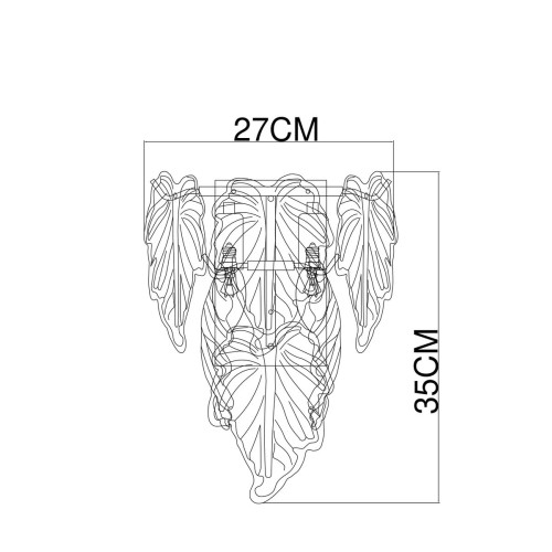
                    Настенный светильник Arte Lamp Lilly A4070AP-2GO        
    