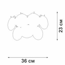 Настенный светильник Vitaluce V5295-8/2A