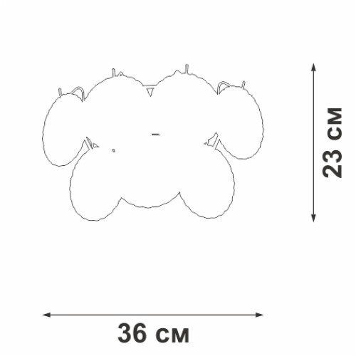 
                    Настенный светильник Vitaluce V5295-8/2A        
    