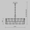 
                    Подвесная люстра Maytoni Puntes MOD043PL-06G        
    