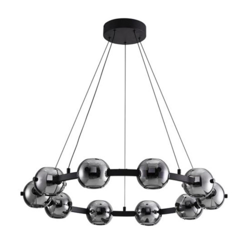 
                    Подвесная светодиодная люстра Arte Lamp Markab A2471LM-20BK        
    