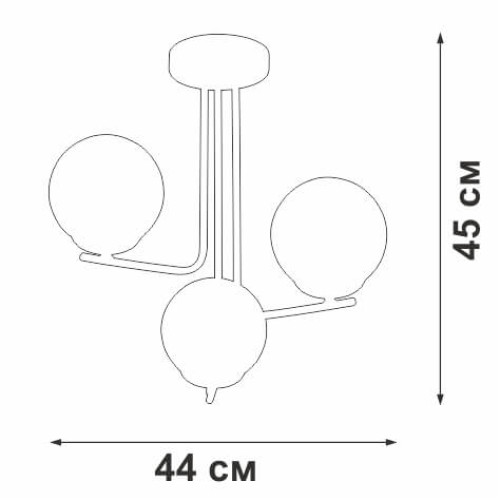 
                    Потолочная люстра Vitaluce V4942-1/3PL        
    