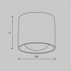 
                    Потолочный светодиодный светильник Maytoni Technical Ceiling Lens C217CL-15W3K-W        
    