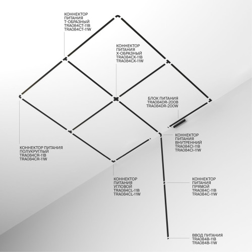 
                    Шинопровод Maytoni Technical Busbar trunkings Radity TRX084EC-111B        
    