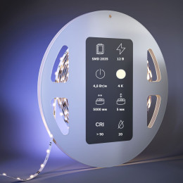 Светодиодная лента Maytoni 4,8W/m 60LED/m 2835SMD дневной белый 5M 201104
