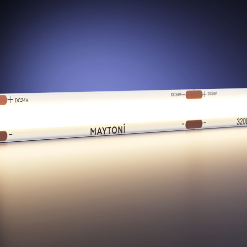
                    Светодиодная лента Maytoni 8W/m 320LED/m COB теплый белый 5M 201071        
    