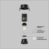 
                    Встраиваемый светильник Maytoni Technical DL123-10W-3K-B        
    