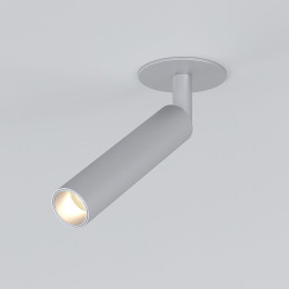 Встраиваемый светодиодный спот Elektrostandard Diffe 25027/Led серебряный a058213