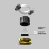 
                    Встраиваемый светодиодный светильник Maytoni Round DL058-12W4K-TRS-BS        
    