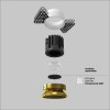 
                    Встраиваемый светодиодный светильник Maytoni Round DL058-12W4K-TRS-BS        
    