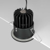 
                    Встраиваемый светодиодный светильник Maytoni Technical Zoom Dim Triac DL034-L12W4K-D-B        
    