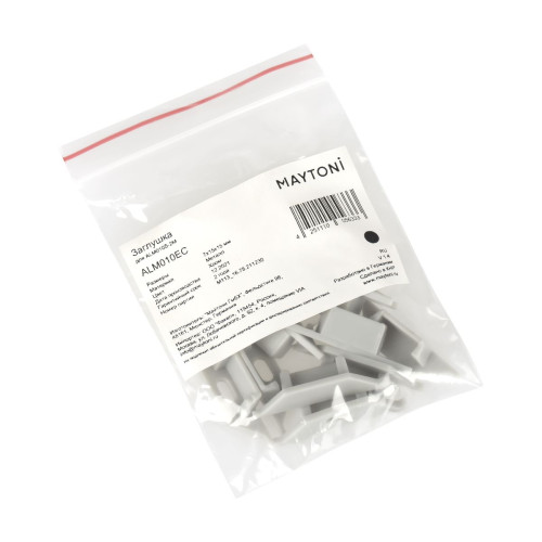 
                    Заглушка Maytoni Technical для профиля ALM010S (10 шт) ALM010EC        
    