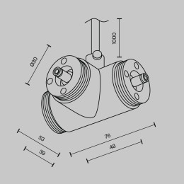 Аксессуар Maytoni Technical CA015TC-P-B