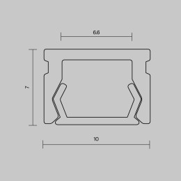 Алюминиевый профиль Maytoni Led Strip 631001