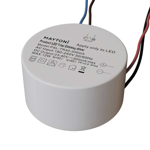 
                    Блок питания Maytoni Technical Triac 23-40V 12W IP20 0,3A PSL-TR40-300mA        
    