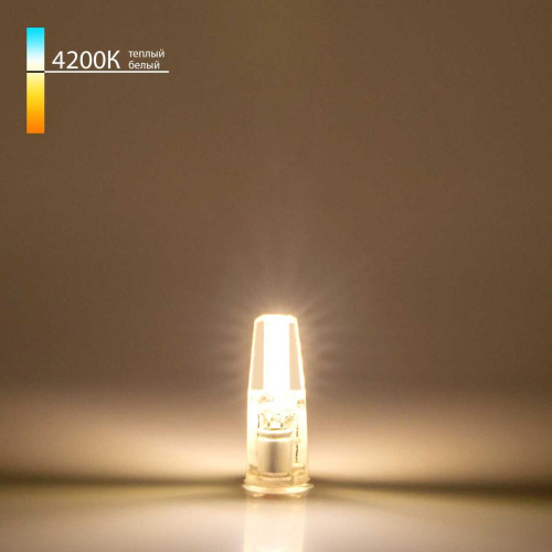 
                    Лампа светодиодная Elektrostandard G4 3W 4200K прозрачная a049615        
    