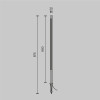 
                    Ландшафтный светодиодный светильник Maytoni Pole O440FL-L12GF3K        
    
