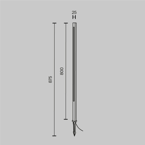 
                    Ландшафтный светодиодный светильник Maytoni Pole O440FL-L12GF3K        
    