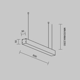Линейный светильник Maytoni Technical LL312026